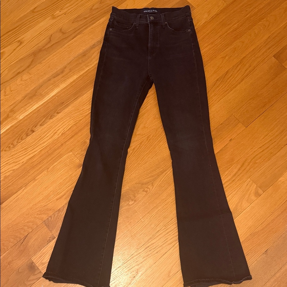 Veronica Beard Dark Flare Jeans
